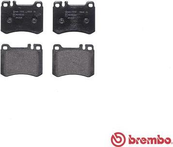 Brembo P 50 014 - Kit pastiglie freno, Freno a disco autozon.pro