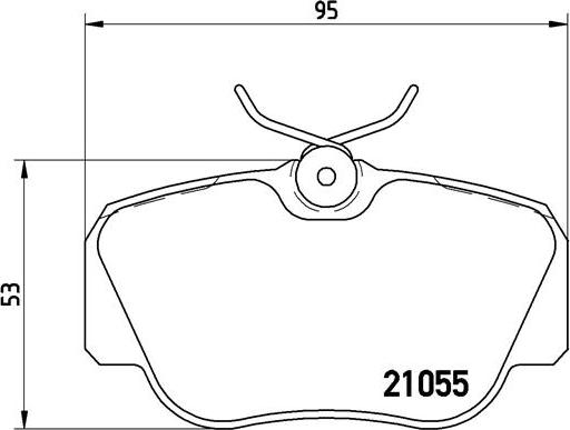 Brembo P 50 011 - Kit pastiglie freno, Freno a disco autozon.pro