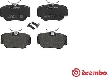 Brembo P 50 011 - Kit pastiglie freno, Freno a disco autozon.pro