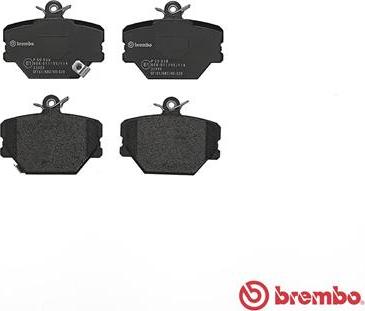 Brembo P 50 038 - Kit pastiglie freno, Freno a disco autozon.pro