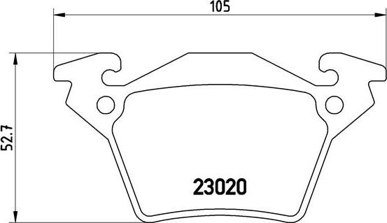 Brembo P 50 032 - Kit pastiglie freno, Freno a disco autozon.pro