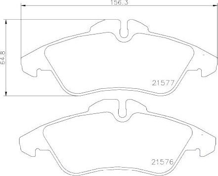 Brembo P 50 029 - Kit pastiglie freno, Freno a disco autozon.pro