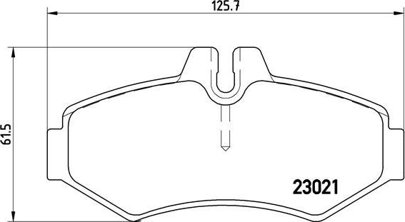 Brembo P 50 020 - Kit pastiglie freno, Freno a disco autozon.pro