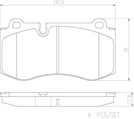 Brembo P50074N - Kit pastiglie freno, Freno a disco autozon.pro