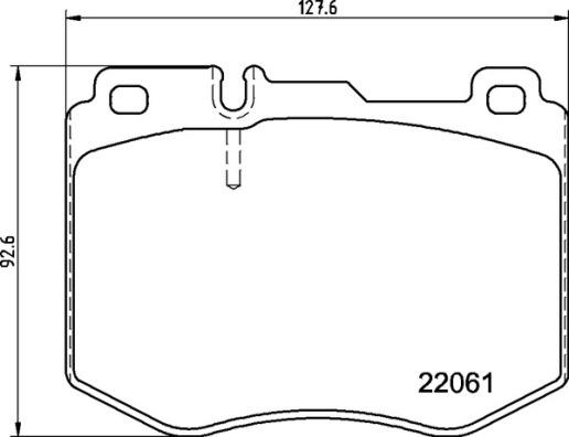 Brembo P 50 145 - Kit pastiglie freno, Freno a disco autozon.pro