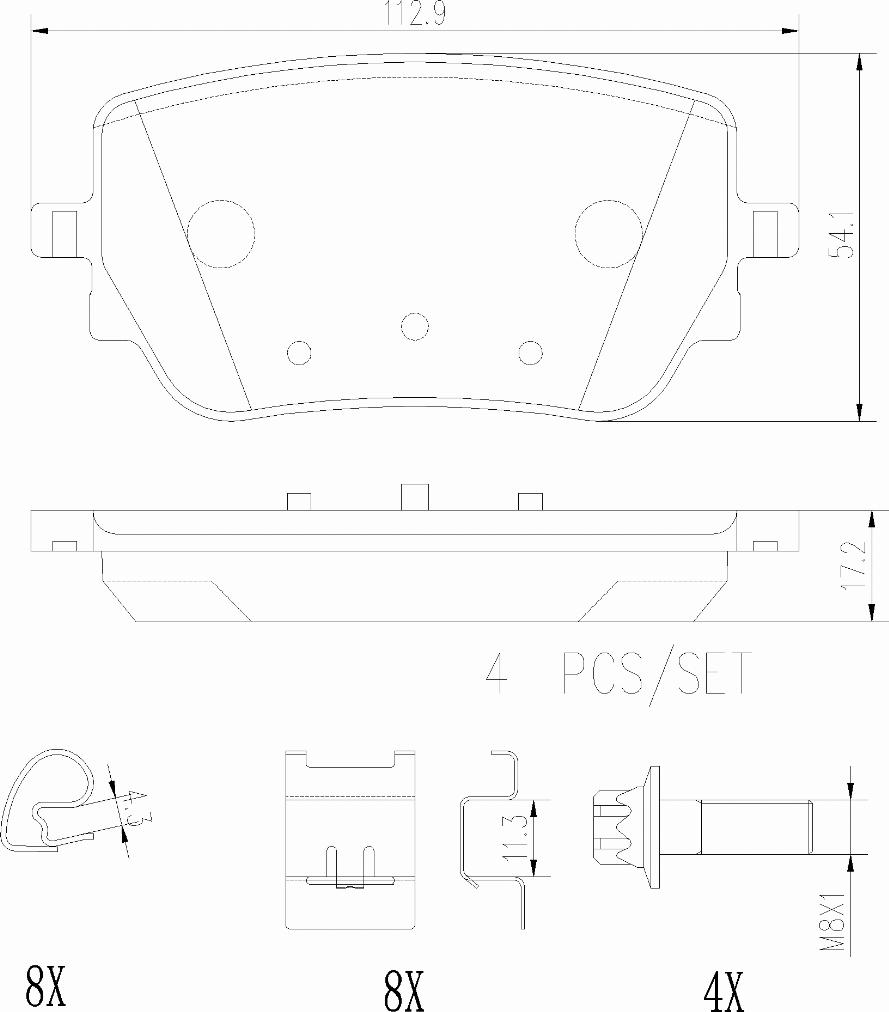 Brembo P50148N - Kit pastiglie freno, Freno a disco autozon.pro