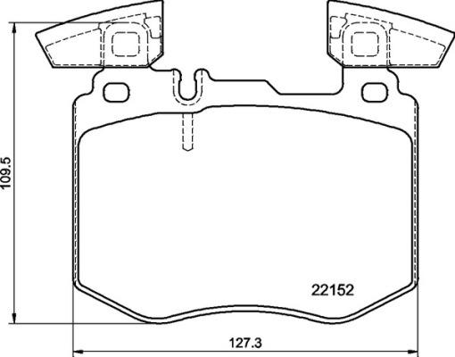 Brembo P 50 159 - Kit pastiglie freno, Freno a disco autozon.pro