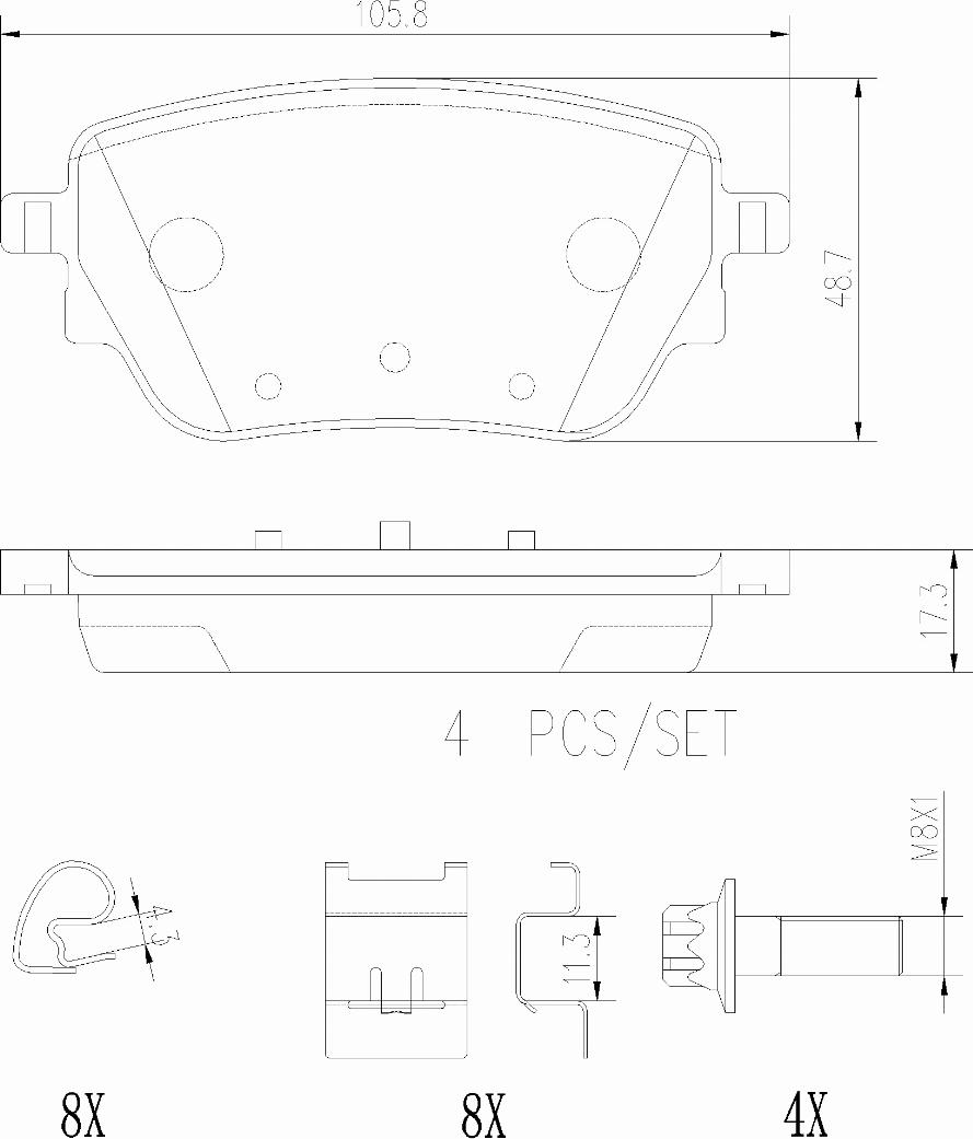 Brembo P50151N - Kit pastiglie freno, Freno a disco autozon.pro