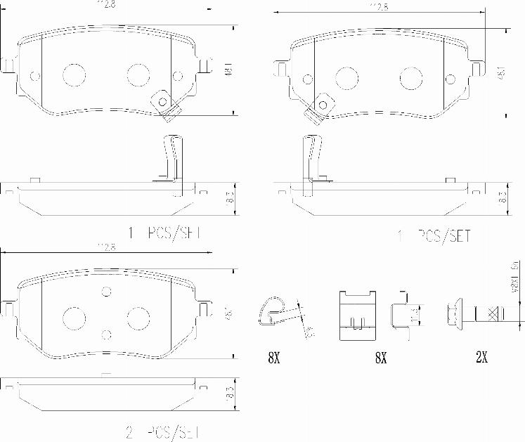 Brembo P50153N - Kit pastiglie freno, Freno a disco autozon.pro