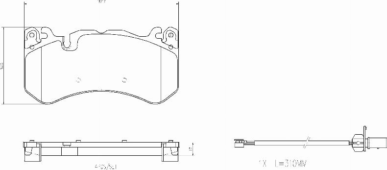 Brembo P50164N - Kit pastiglie freno, Freno a disco autozon.pro