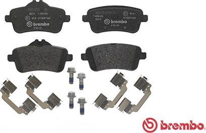 Brembo P 50 101 - Kit pastiglie freno, Freno a disco autozon.pro