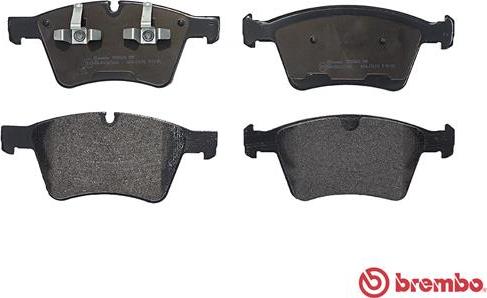 Brembo P 50 115 - Kit pastiglie freno, Freno a disco autozon.pro