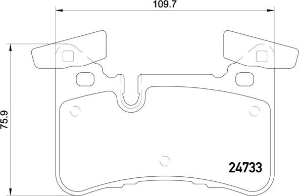 Brembo P 50 110 - Kit pastiglie freno, Freno a disco autozon.pro