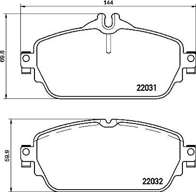 Brembo P 50 118 - Kit pastiglie freno, Freno a disco autozon.pro