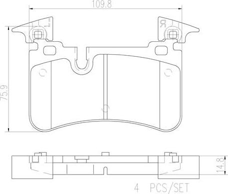 Brembo P50113N - Kit pastiglie freno, Freno a disco autozon.pro