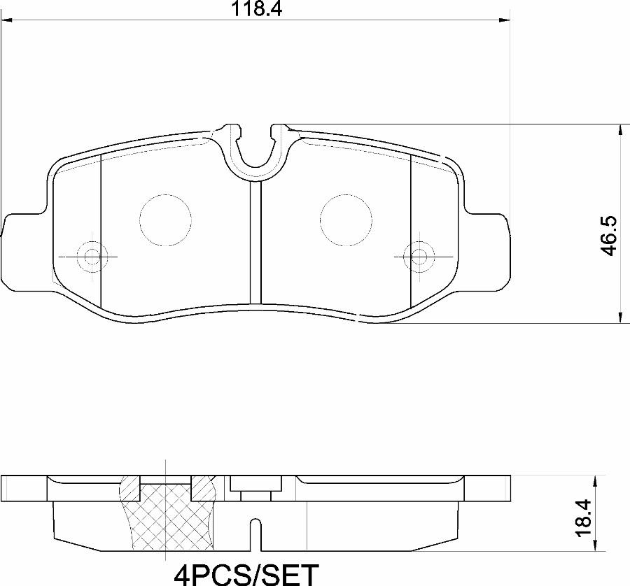 Brembo P 50 126G - Kit pastiglie freno, Freno a disco autozon.pro