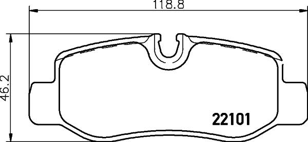 Brembo P 50 126 - Kit pastiglie freno, Freno a disco autozon.pro