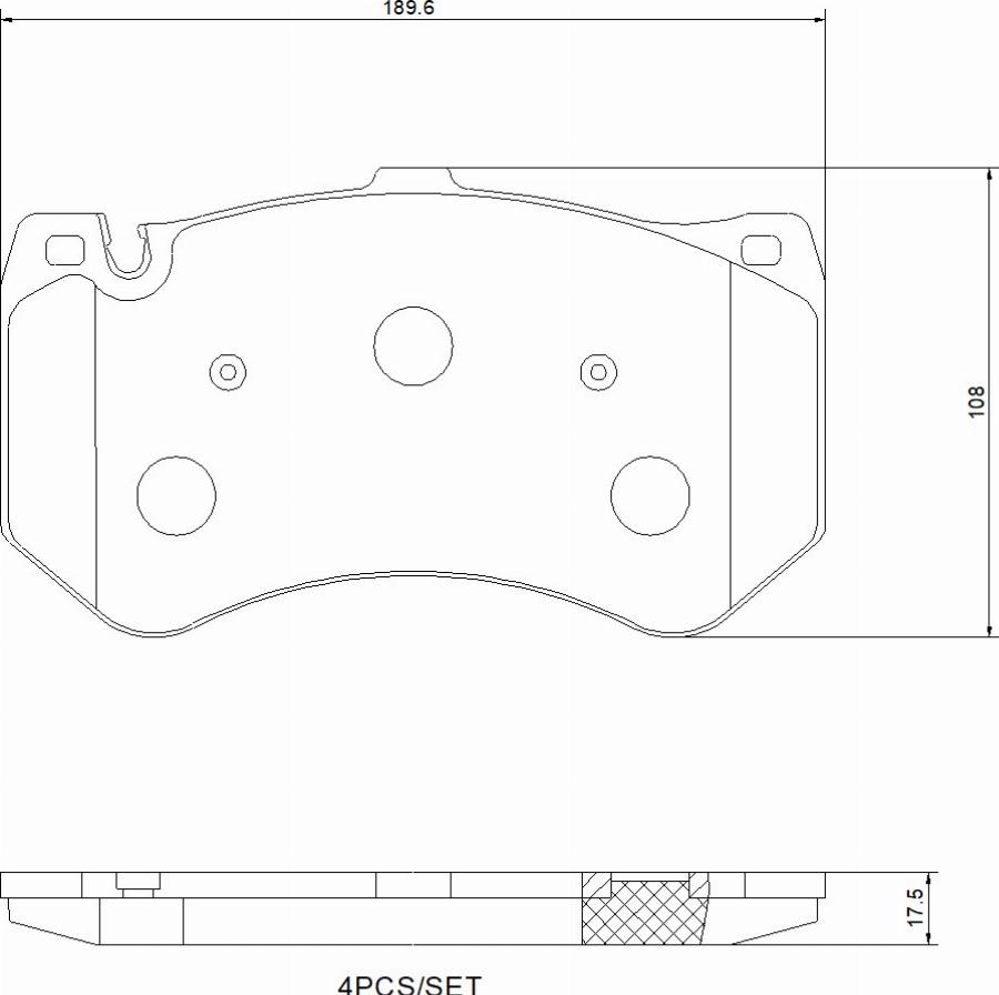 Brembo P 50 178 - Kit pastiglie freno, Freno a disco autozon.pro