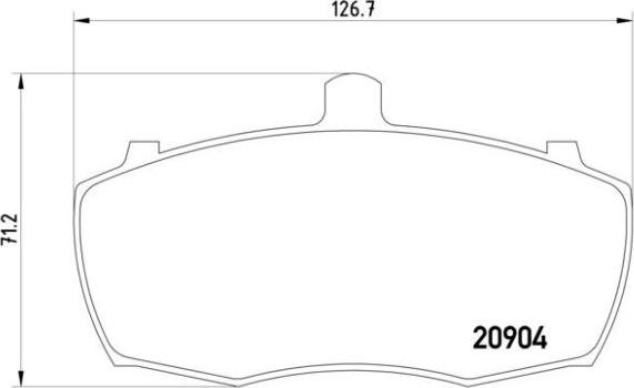 Brembo P 52 013 - Kit pastiglie freno, Freno a disco autozon.pro