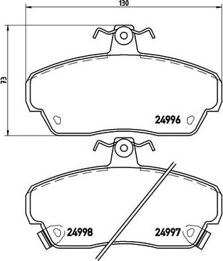 Spidan 32264 - Kit pastiglie freno, Freno a disco autozon.pro