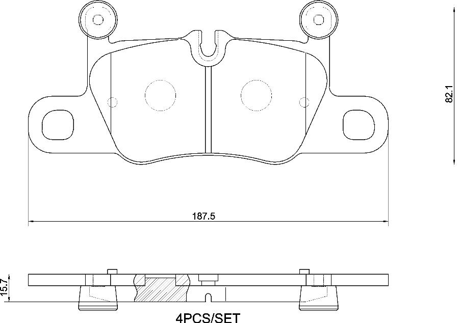 Brembo P65044N - Kit pastiglie freno, Freno a disco autozon.pro