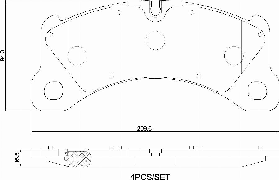 Brembo P65047N - Kit pastiglie freno, Freno a disco autozon.pro