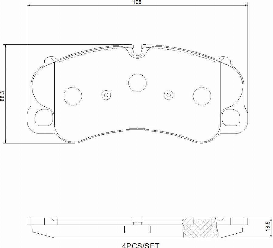 Brembo P 65 054 - Kit pastiglie freno, Freno a disco autozon.pro