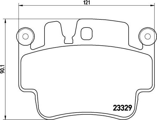 Brembo P 65 009 - Kit pastiglie freno, Freno a disco autozon.pro