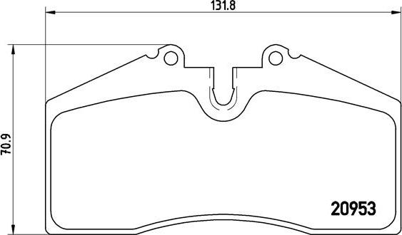 Brembo P 65 005 - Kit pastiglie freno, Freno a disco autozon.pro