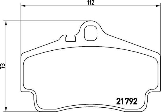 Brembo P 65 008 - Kit pastiglie freno, Freno a disco autozon.pro