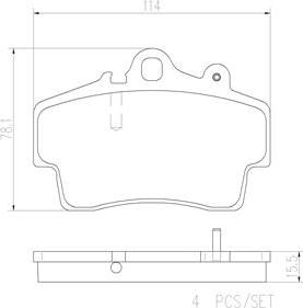 Brembo P65007N - Kit pastiglie freno, Freno a disco autozon.pro