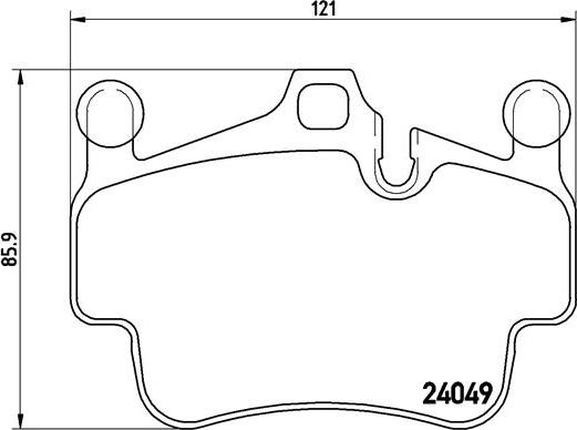 Brembo P 65 014 - Kit pastiglie freno, Freno a disco autozon.pro