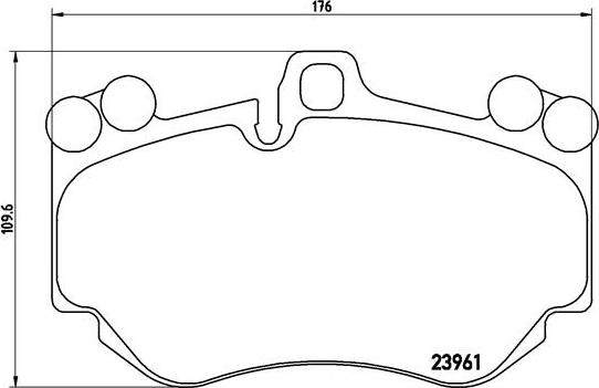 Brembo P 65 016 - Kit pastiglie freno, Freno a disco autozon.pro