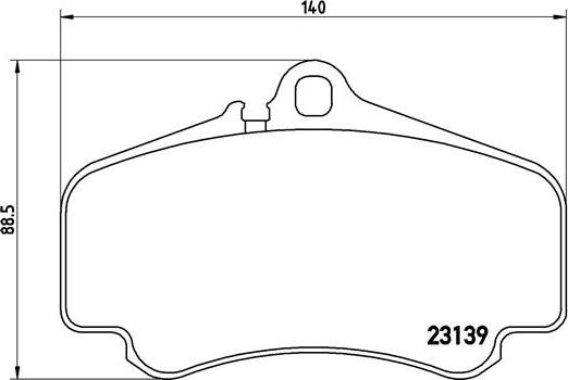 Brembo P 65 011 - Kit pastiglie freno, Freno a disco autozon.pro