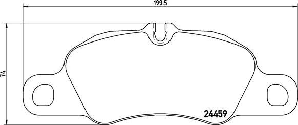 Brembo P 65 018 - Kit pastiglie freno, Freno a disco autozon.pro