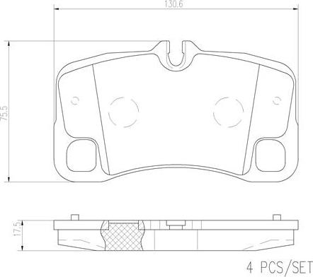 Brembo P65013N - Kit pastiglie freno, Freno a disco autozon.pro