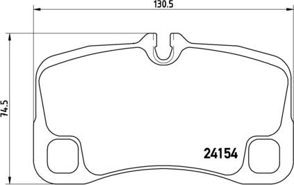 Brembo P 65 012 - Kit pastiglie freno, Freno a disco autozon.pro