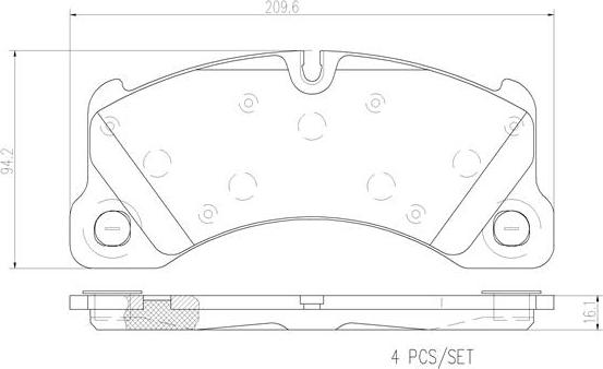 Brembo P65017N - Kit pastiglie freno, Freno a disco autozon.pro