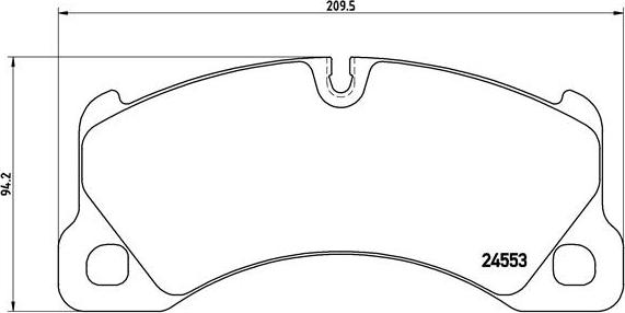 Brembo P 65 017 - Kit pastiglie freno, Freno a disco autozon.pro