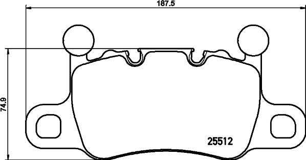 BOSCH 986424605 - Kit pastiglie freno, Freno a disco autozon.pro