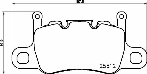 Brembo P 65 037 - Kit pastiglie freno, Freno a disco autozon.pro