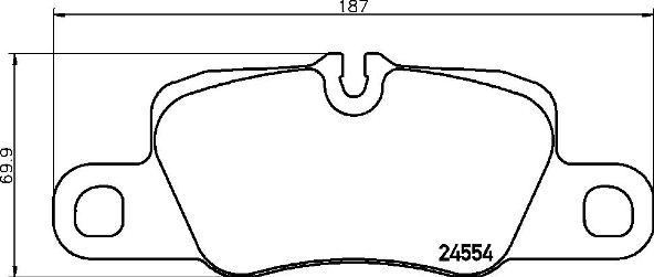 Brembo P 65 029 - Kit pastiglie freno, Freno a disco autozon.pro