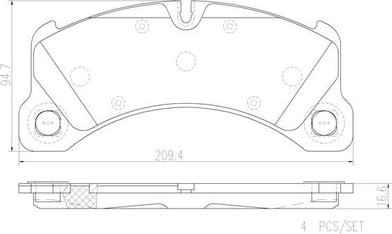 Brembo P65026N - Kit pastiglie freno, Freno a disco autozon.pro