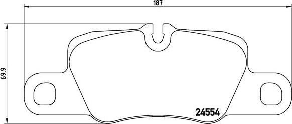 Brembo P 65 020 - Kit pastiglie freno, Freno a disco autozon.pro