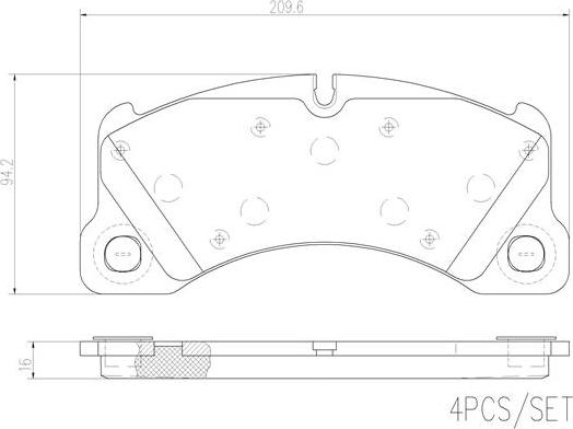 Brembo P65021N - Kit pastiglie freno, Freno a disco autozon.pro