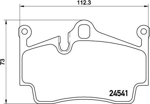 Brembo P 65 028 - Kit pastiglie freno, Freno a disco autozon.pro