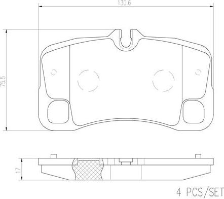 Brembo P65022N - Kit pastiglie freno, Freno a disco autozon.pro