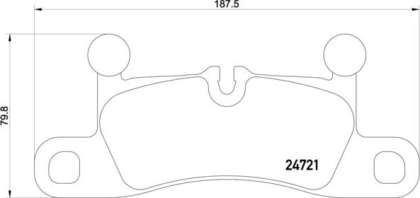 Brembo P 65 027 - Kit pastiglie freno, Freno a disco autozon.pro