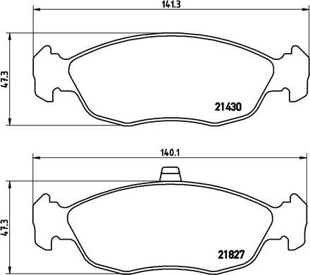 Brembo P61051N - Kit pastiglie freno, Freno a disco autozon.pro