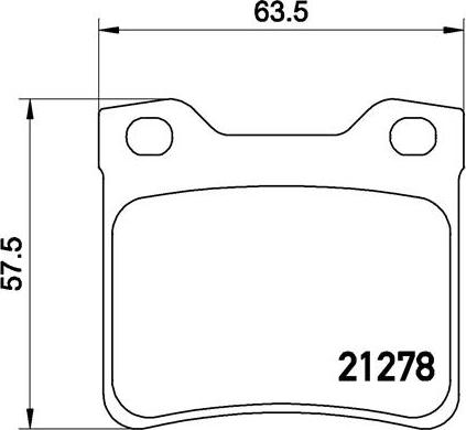 Brembo P 61 058 - Kit pastiglie freno, Freno a disco autozon.pro